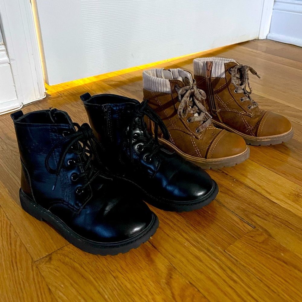 Girl’s Military Boots (2 pairs)